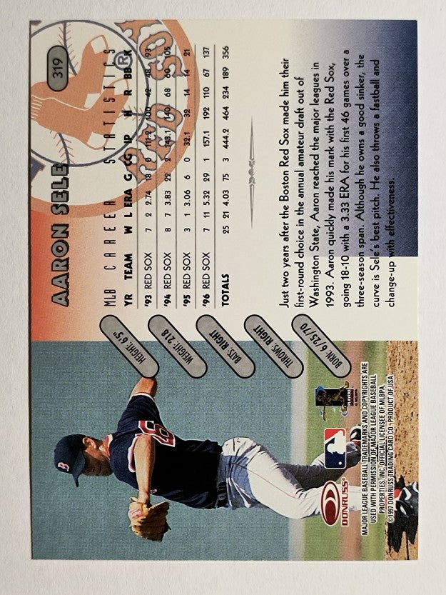 1997 Donruss #319 Aaron Sele