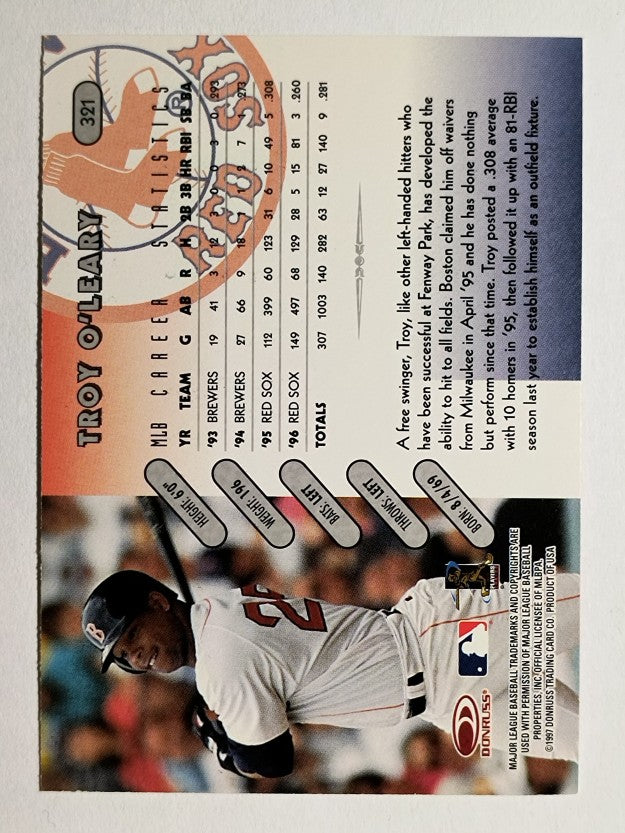 1997 Donruss #321 Troy O'Leary
