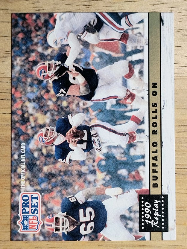1991 Pro Set #341A Highest Scoring REP/NFLPA logo on back