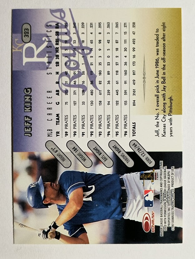 1997 Donruss #323 Jeff King