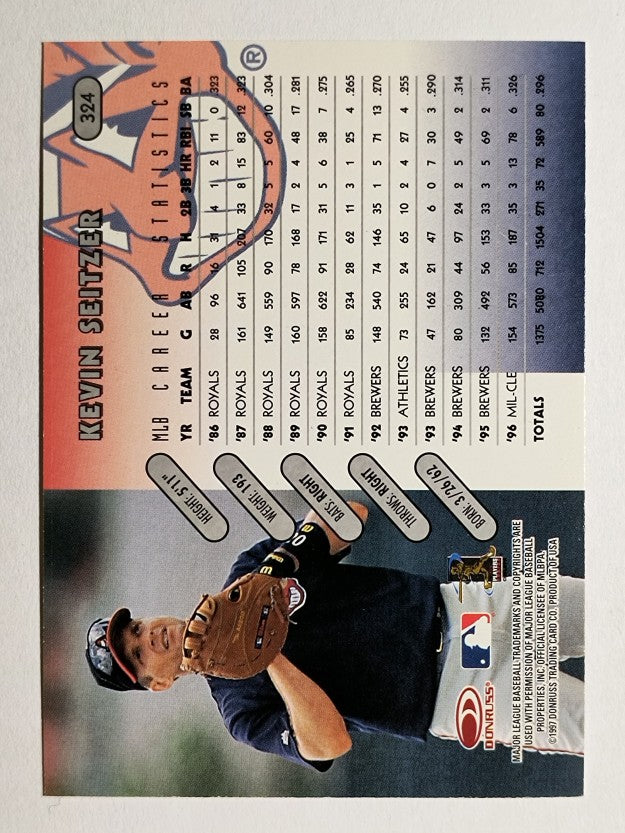 1997 Donruss #324 Kevin Seitzer