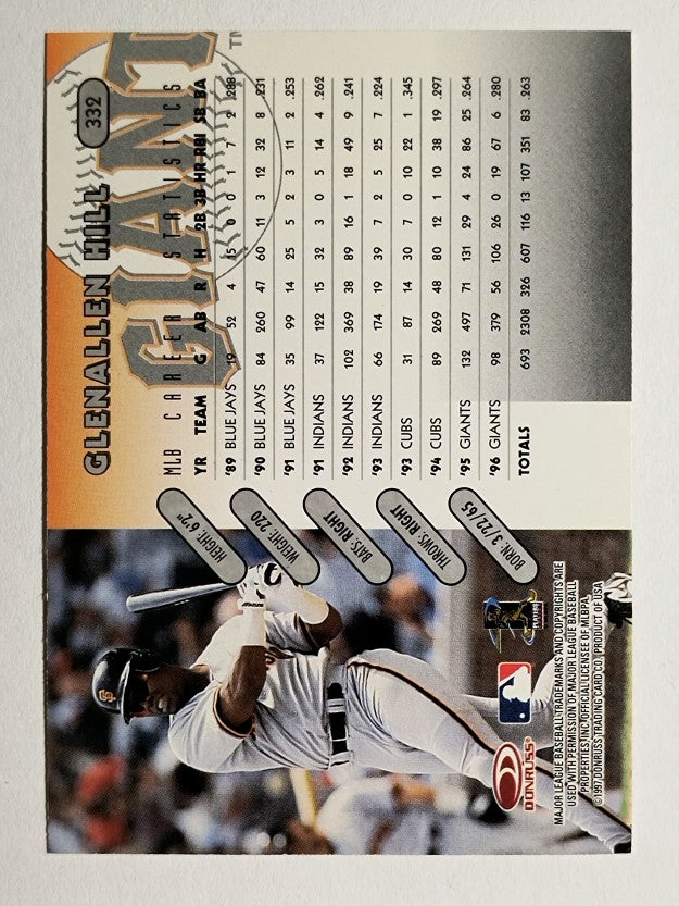 1997 Donruss #332 Glenallen Hill