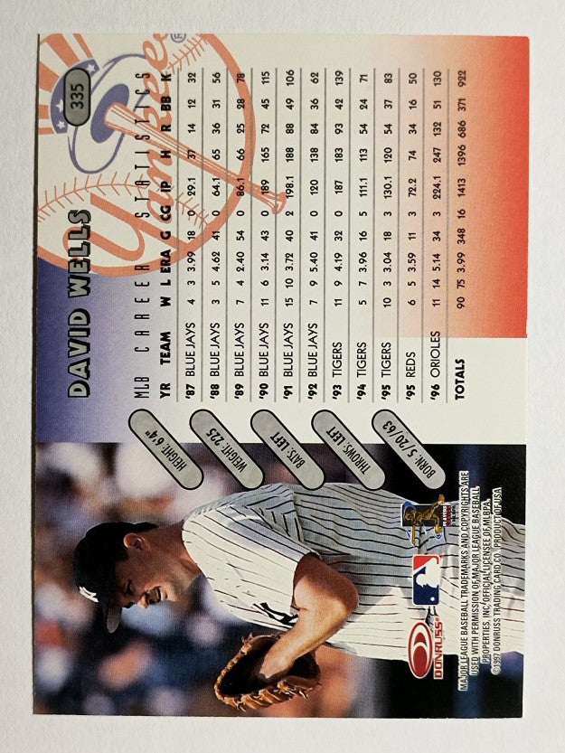 1997 Donruss #335 David Wells