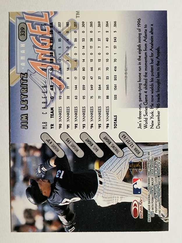 1997 Donruss #339 Jim Leyritz