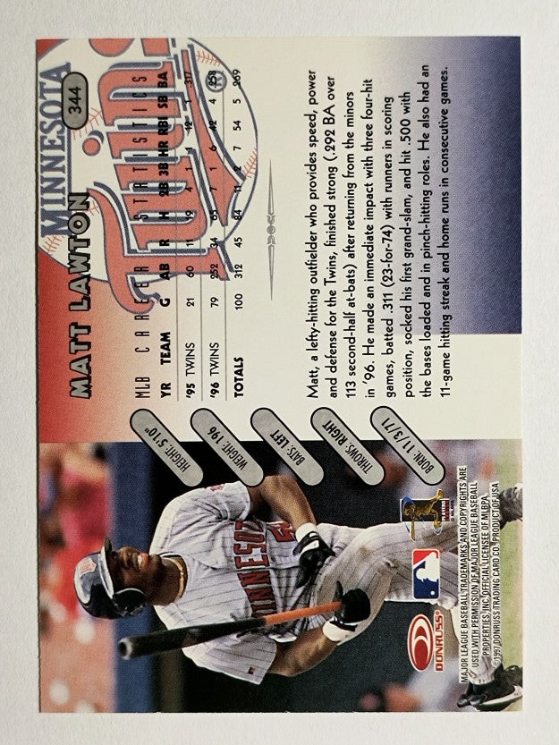 1997 Donruss #344 Matt Lawton
