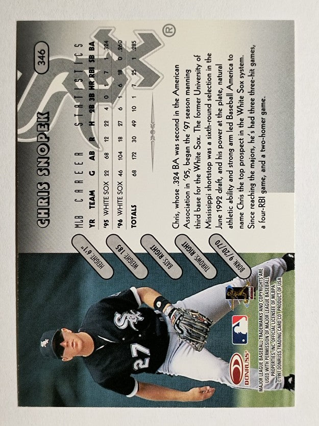 1997 Donruss #346 Chris Snopek