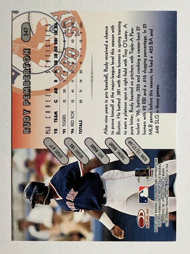 1997 Donruss #347 Rudy Pemberton