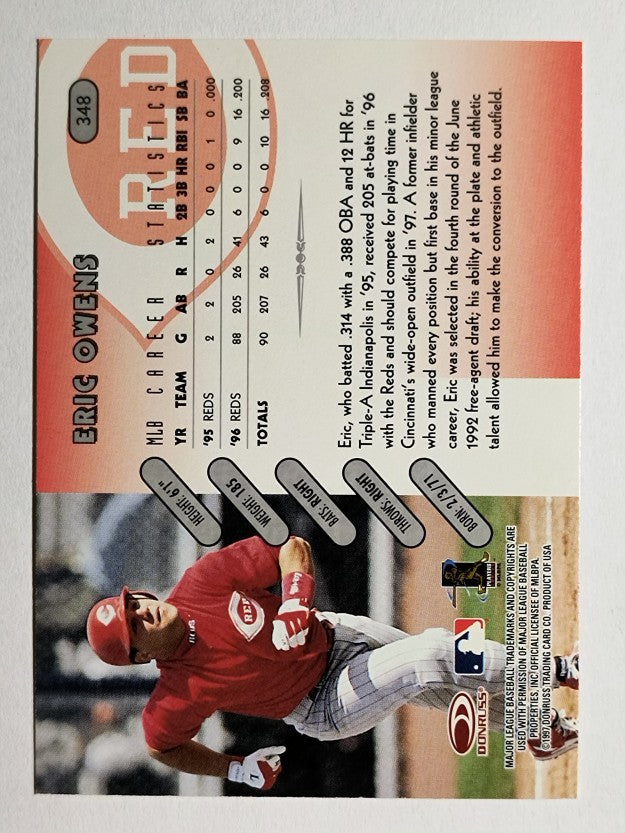 1997 Donruss #348 Eric Owens