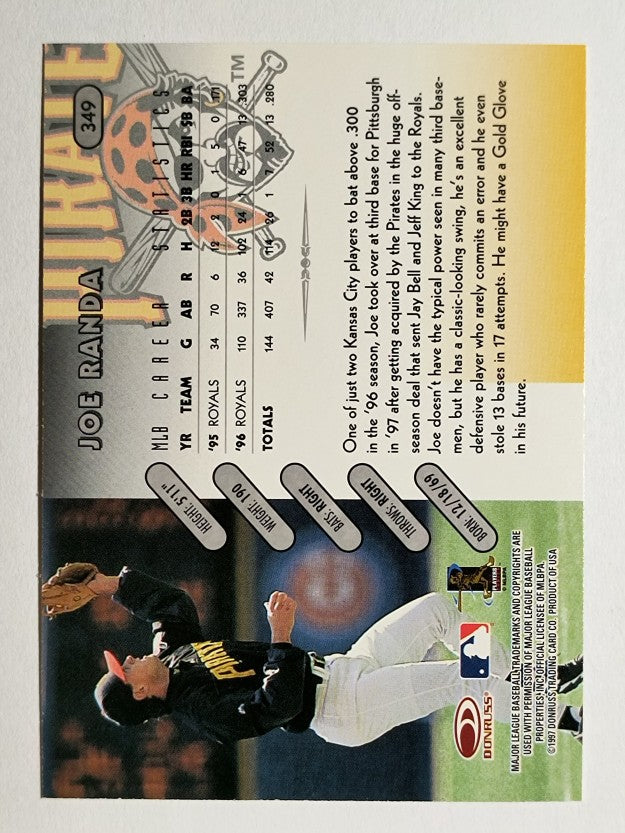 1997 Donruss #349 Joe Randa
