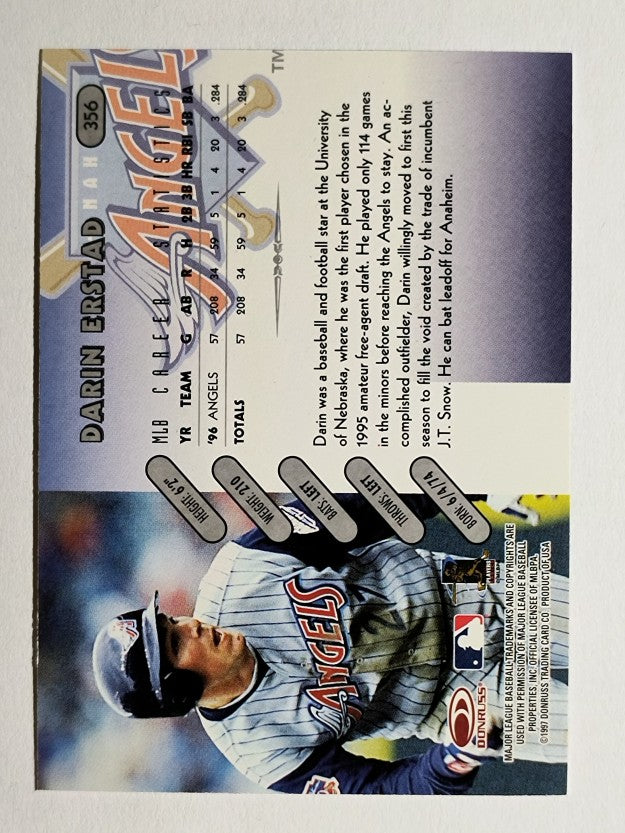 1997 Donruss #356 Darin Erstad
