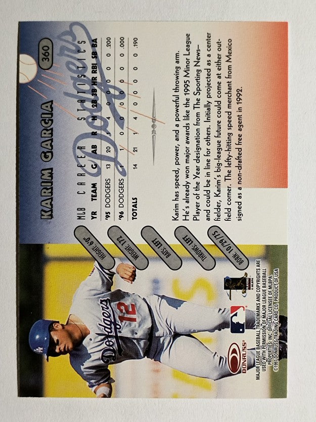 1997 Donruss #360 Karim Garcia