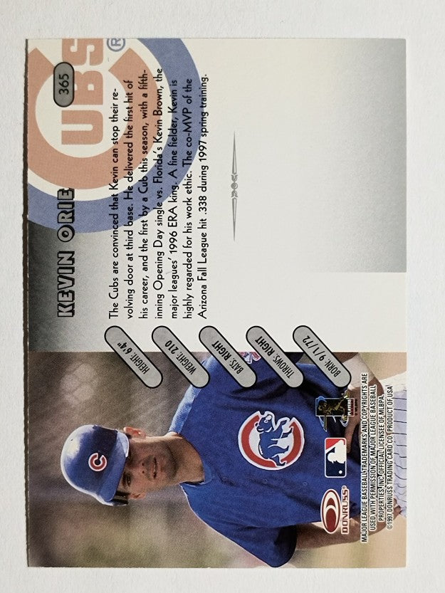 1997 Donruss #365 Kevin Orie