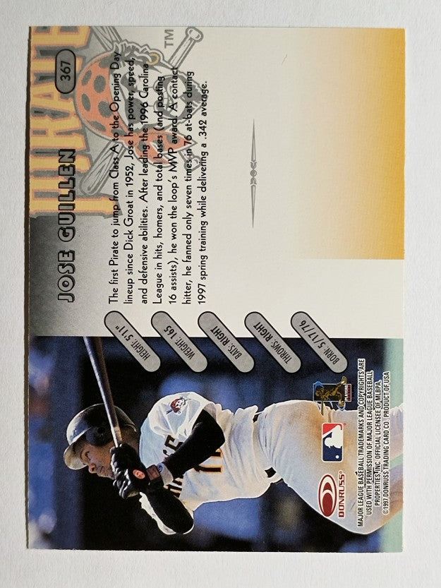 1997 Donruss #367 Jose Guillen
