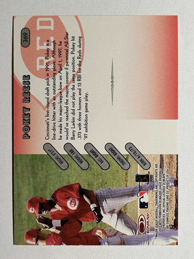1997 Donruss #369 Pokey Reese