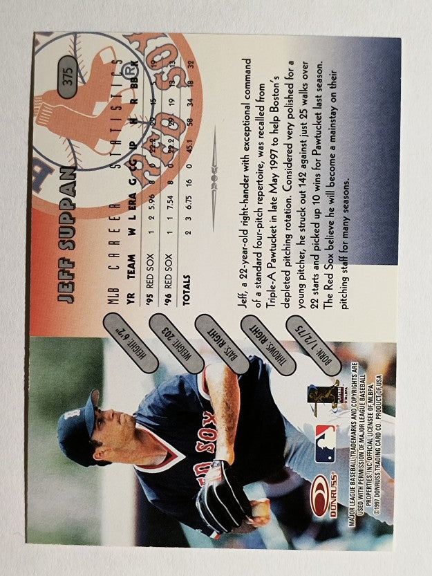 1997 Donruss #375 Jeff Suppan