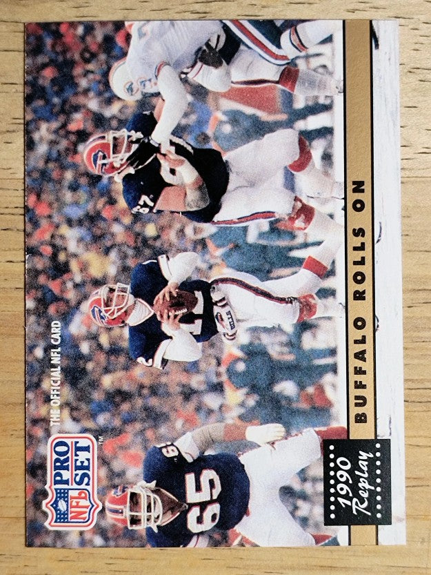 1991 Pro Set #341A Highest Scoring REP/NFLPA logo on back