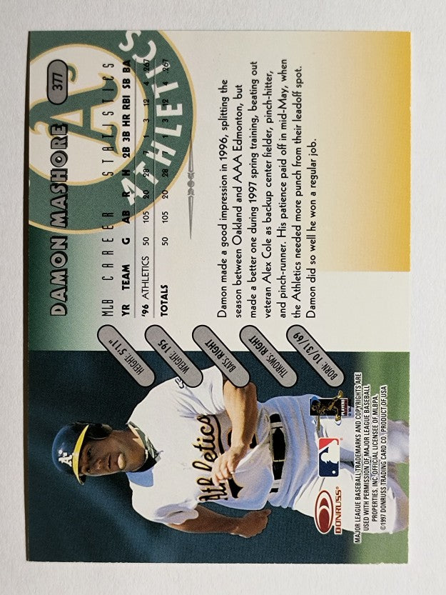 1997 Donruss #377 Damon Mashore