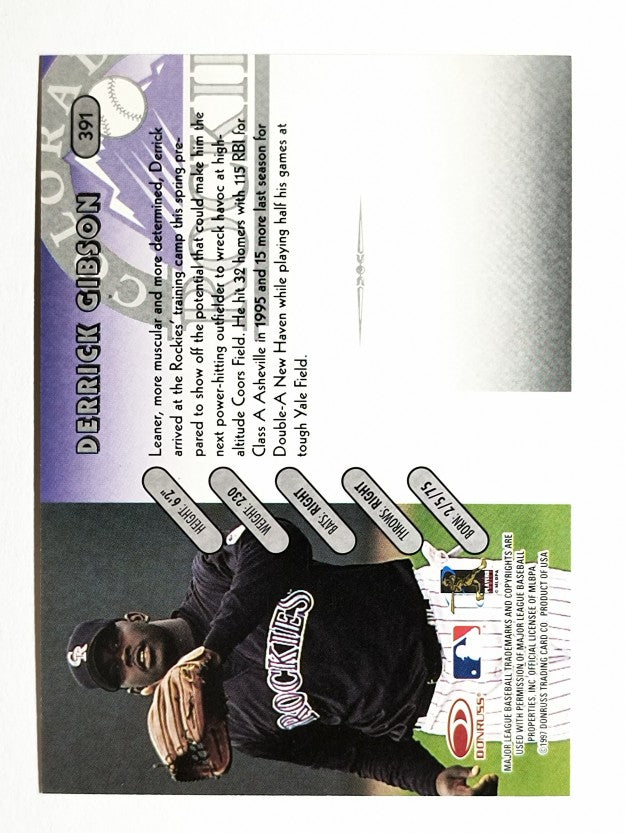 1997 Donruss #391 Derrick Gibson