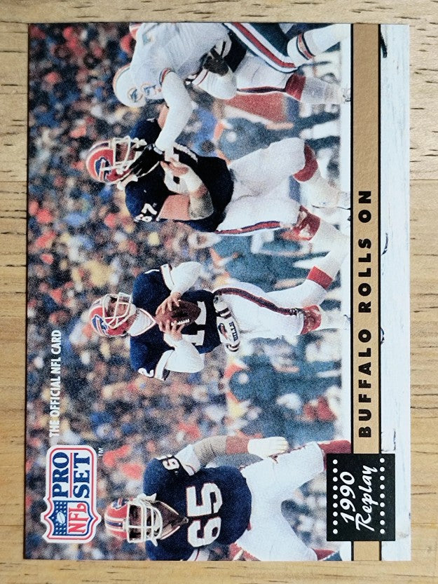 1991 Pro Set #341A Highest Scoring REP/NFLPA logo on back