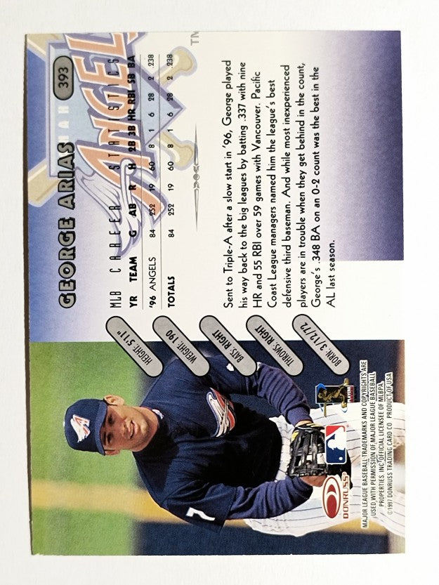 1997 Donruss #393 George Arias