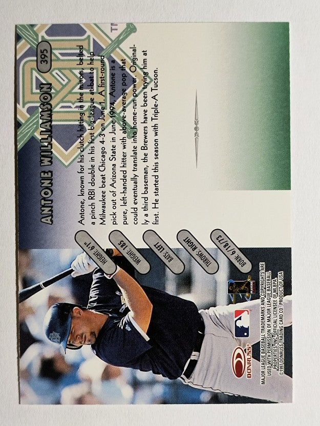 1997 Donruss #395 Antone Williamson