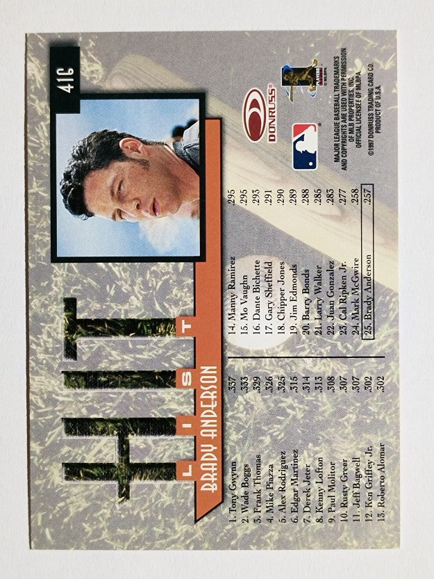 1997 Donruss #416 Brady Anderson HIT