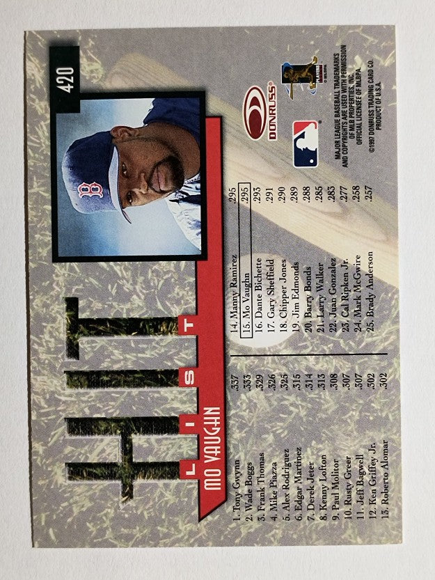 1997 Donruss #420 Mo Vaughn HIT