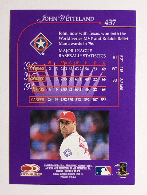 1997 Donruss #437 John Wetteland KING