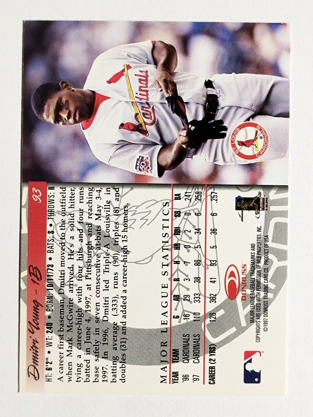 1998 Donruss #93 Dmitri Young