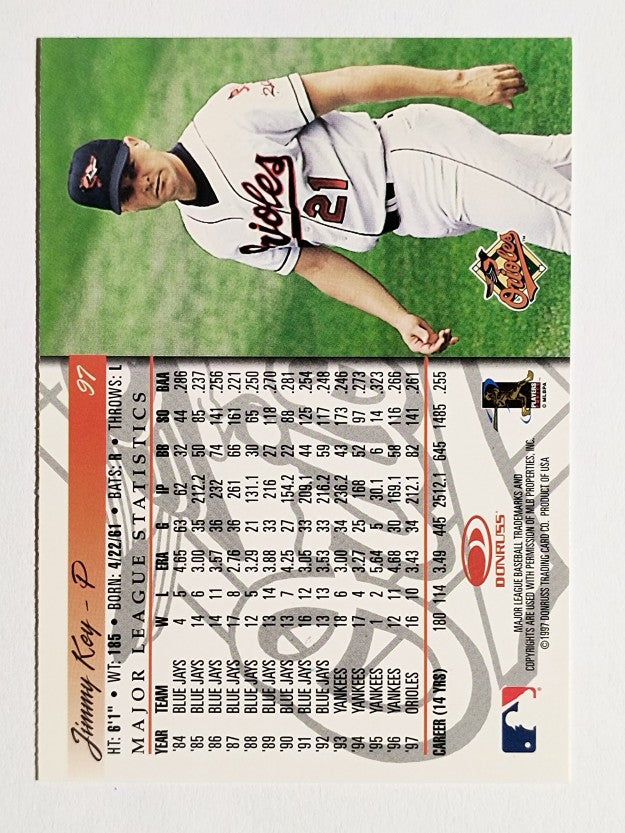 1998 Donruss #97 Jimmy Key