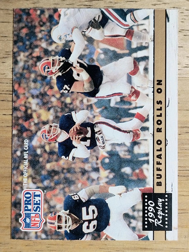 1991 Pro Set #341A Highest Scoring REP/NFLPA logo on back
