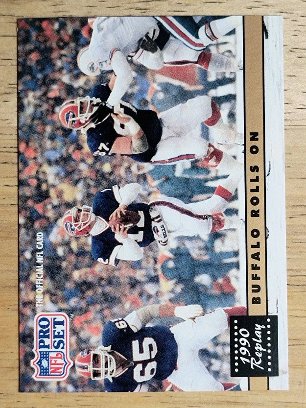 1991 Pro Set #341A Highest Scoring REP/NFLPA logo on back