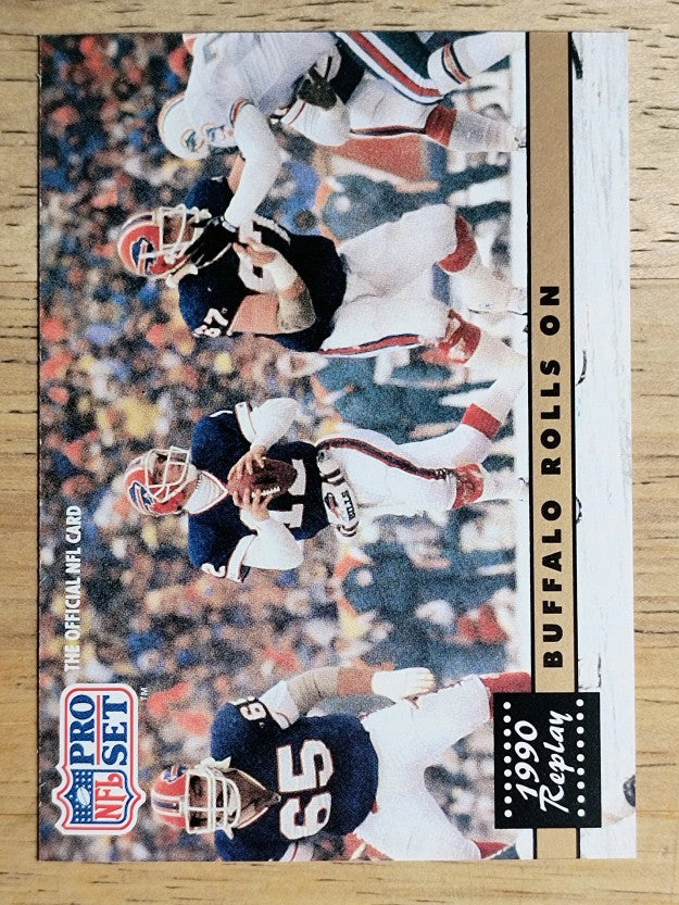 1991 Pro Set #341A Highest Scoring REP/NFLPA logo on back