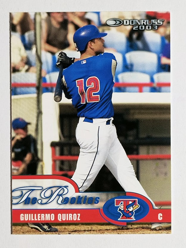 2003 Donruss Rookies #36 Guillermo Quiroz RC