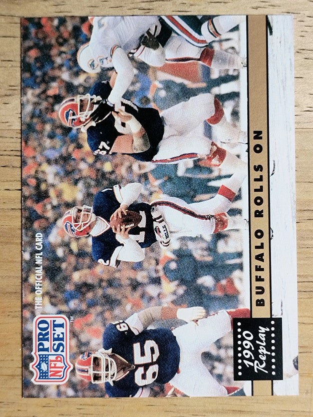 1991 Pro Set #341A Highest Scoring REP/NFLPA logo on back