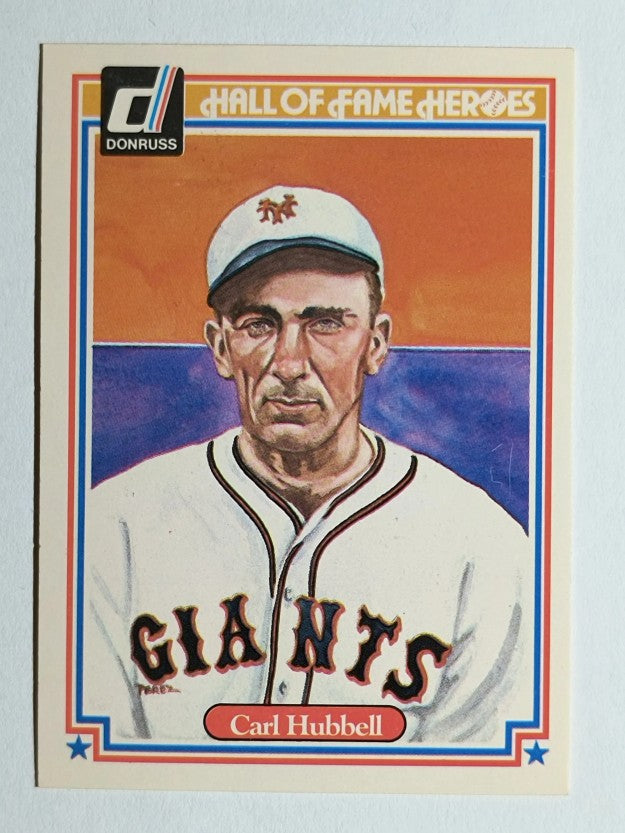 1983 Donruss HOF Heroes #33 Carl Hubbell