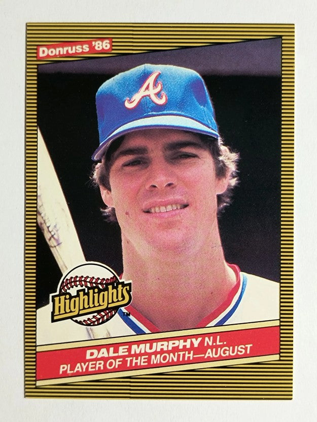 1986 Donruss Highlights #41 Dale Murphy