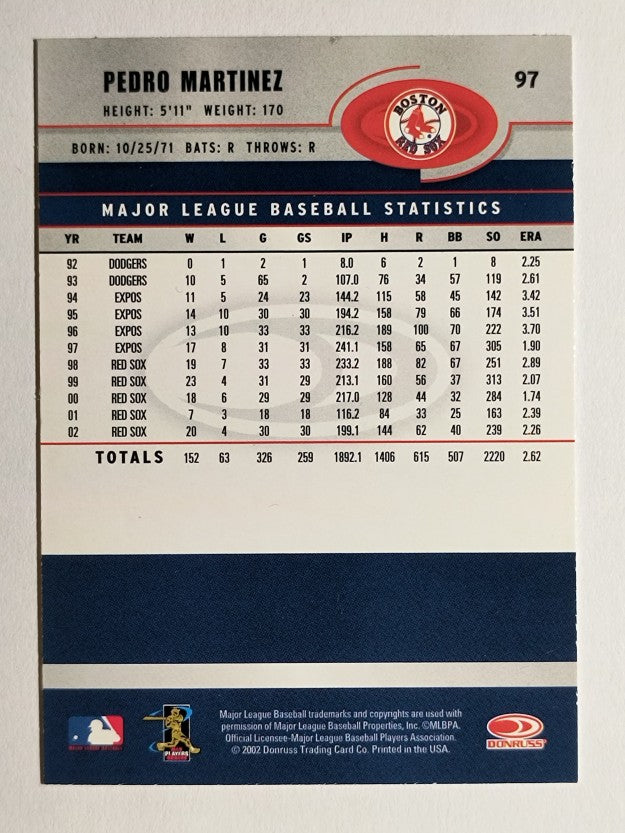 2003 Donruss #97 Pedro Martinez