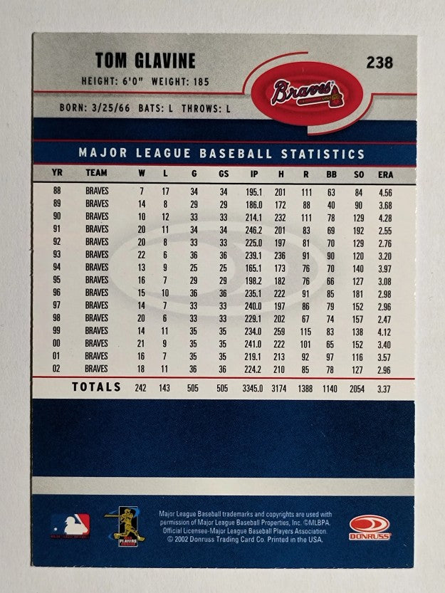 2003 Donruss #238 Tom Glavine