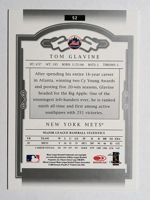 2004 Donruss Classics #52 Tom Glavine