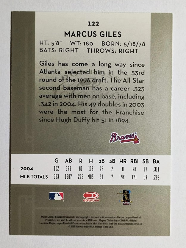 2005 Donruss Classics #122 Marcus Giles