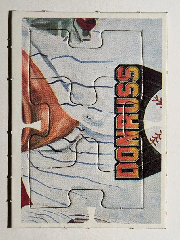 1982 Donruss Babe Ruth Puzzle #40 Ruth Puzzle 40-42