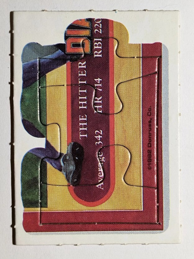 1982 Donruss Babe Ruth Puzzle #55 Ruth Puzzle 55-57
