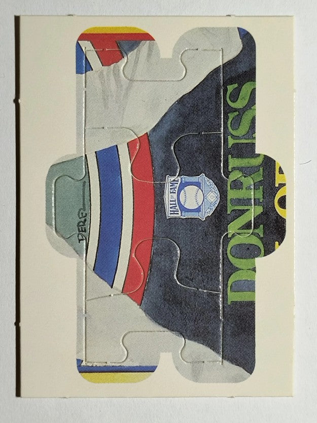 1986 Donruss Hank Aaron Puzzle #49 Aaron Puzzle 49-51