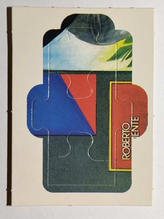 1987 Donruss Roberto Clemente Puzzle #28 Clemente Puzzle 28-30