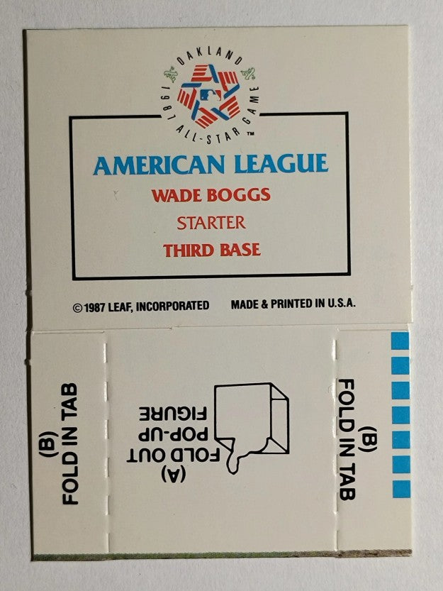 1988 Donruss Pop-Ups #7 Wade Boggs
