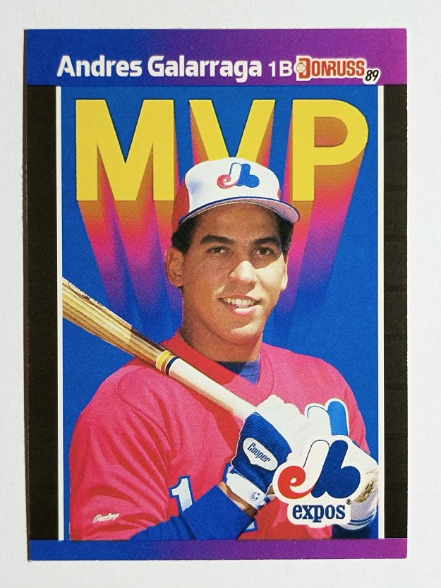 1989 Donruss Bonus MVP's #BC16 Andres Galarraga