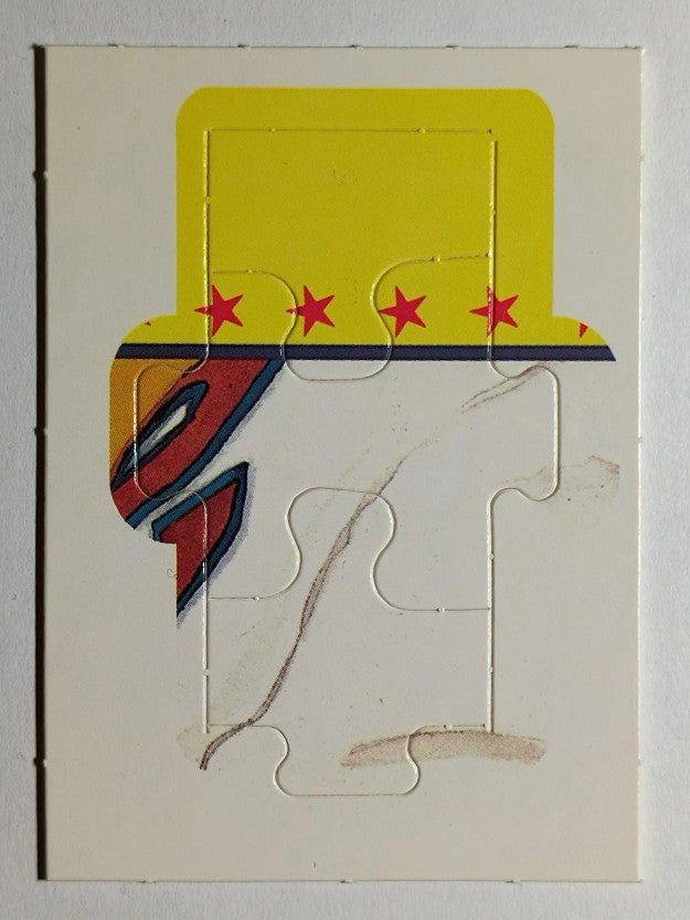 1989 Donruss Warren Spahn Puzzle #34 Spahn Puzzle 34-36