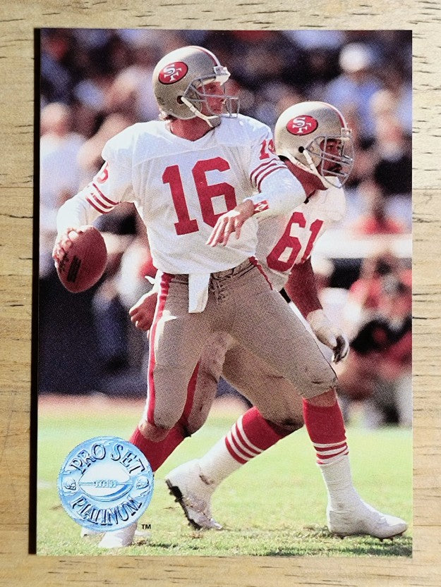 1991 Pro Set Platinum #139 Joe Montana PP