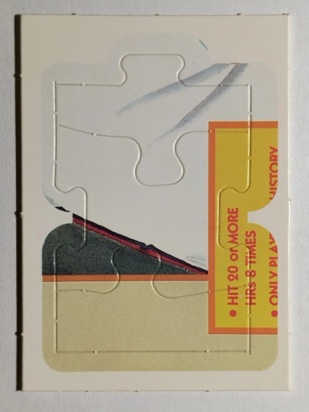 1990 Donruss Carl Yastrzemski Puzzle #37 Yastrzemski Puzzle 37-39